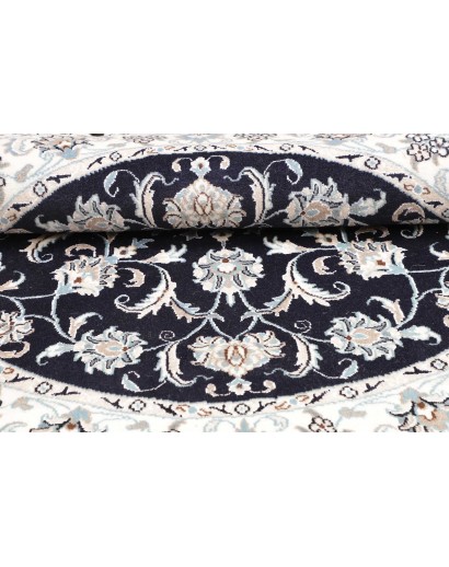 Tappeto Nain Kashmar Persia grigio 150x152