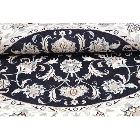 Tappeto Nain Kashmar Persia grigio 150x152