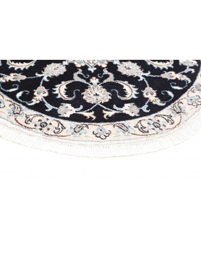 Tappeto Nain Kashmar Persia bianco grigio 98x102