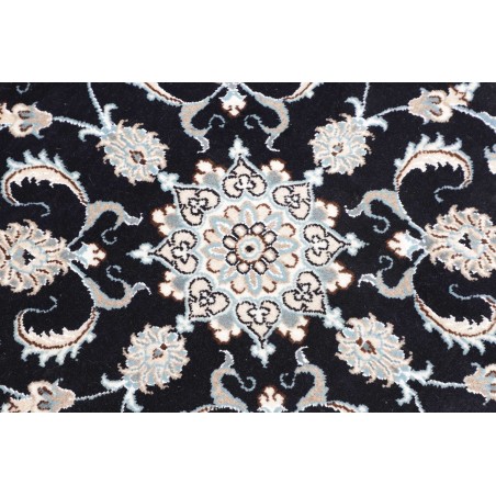 Tappeto Nain Kashmar Persia bianco grigio 98x102