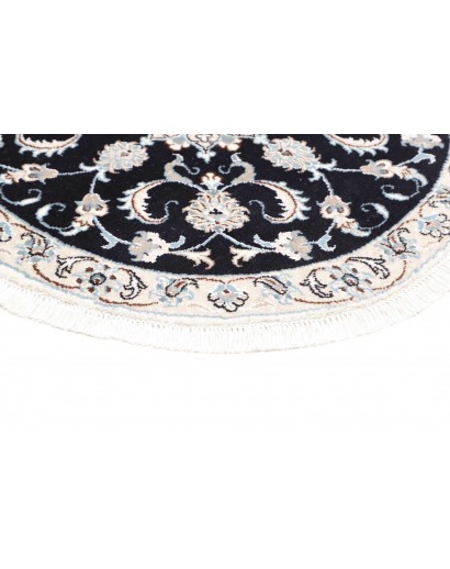 Tappeto Nain Kashmar Persia bianco grigio 100x107