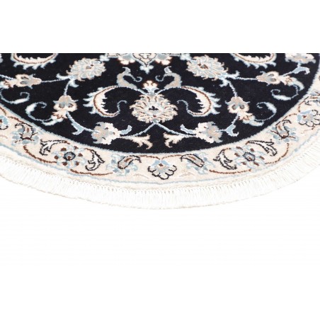 Tappeto Nain Kashmar Persia bianco grigio 100x107