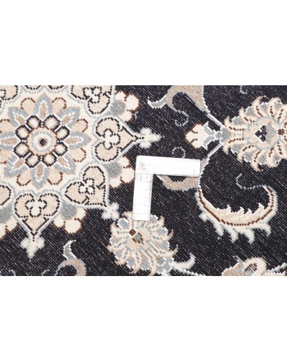 Tappeto Nain Kashmar Persia bianco grigio 100x107