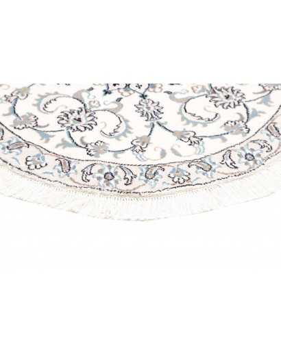 Tappeto Nain Kashmar Persia beige grigio 100x100