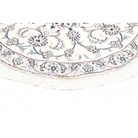 Tappeto Nain Kashmar Persia beige grigio 100x100