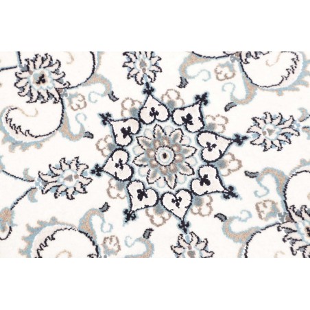 Tappeto Nain Kashmar Persia beige grigio 100x100