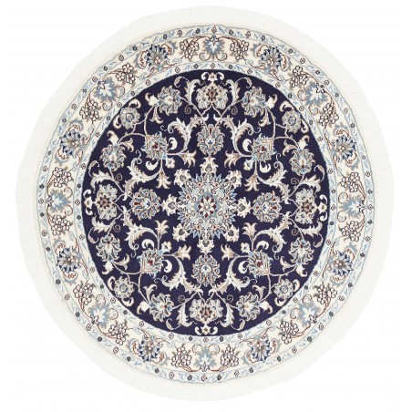Tappeto Nain Kashmar Persia grigio 126x133
