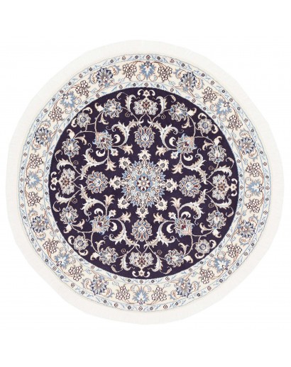 Tappeto Nain Kashmar Persia grigio 146x146