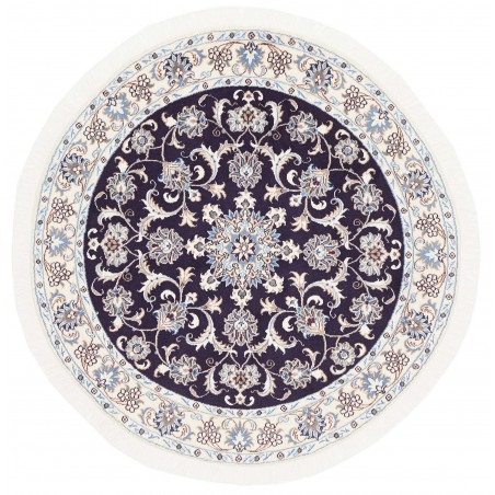 Tappeto Nain Kashmar Persia grigio 146x146
