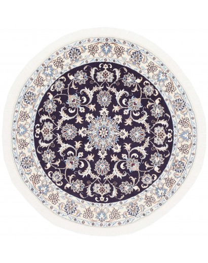 Tappeto Nain Kashmar Persia grigio 142x147