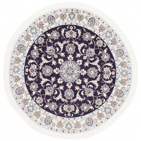 Tappeto Nain Kashmar Persia grigio 142x147