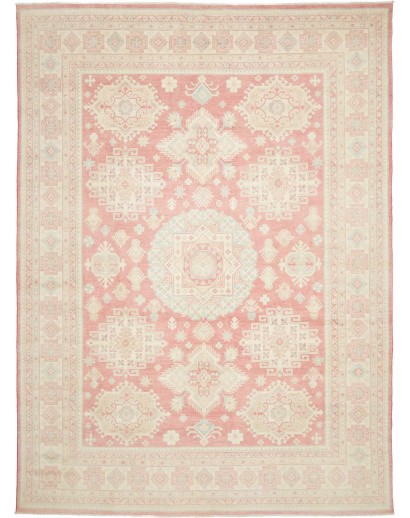 Tappeto Kazak Afghanistan giallo bianco 265x360