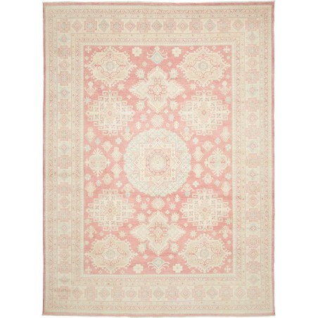 Tappeto Kazak Afghanistan giallo bianco 265x360