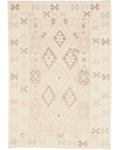 Tappeto Kilim Afghanistan bianco 124x177