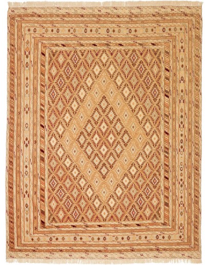 Tappeto Nakhunak Pakistan arancione marrone 183x238