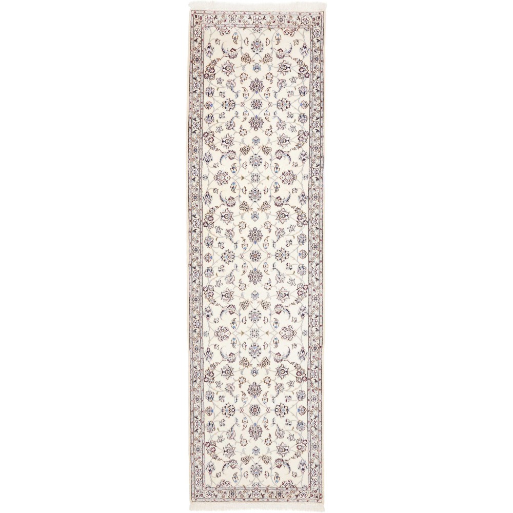 Tappeto Nain 9La Persia bianco grigio 90x332