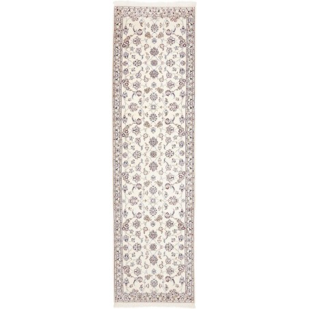 Tappeto Nain 9La Persia bianco grigio 90x332
