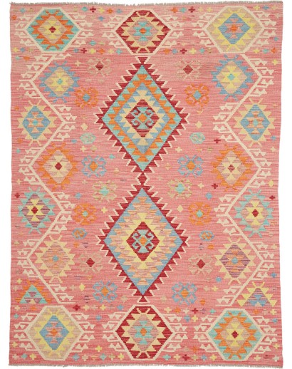 Tappeto Kilim Afghanistan marrone 152x202