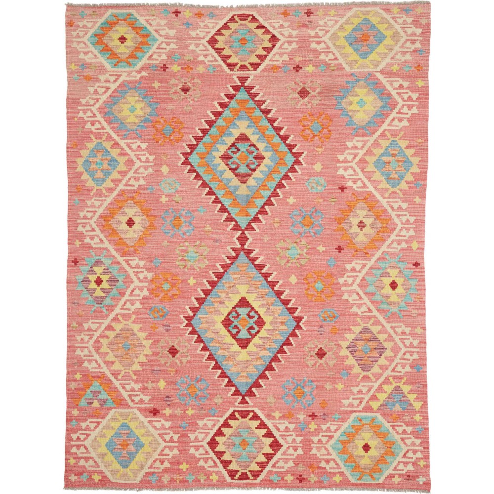 Tappeto Kilim Afghanistan marrone 152x202