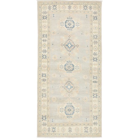 Tappeto Kazak Afghanistan bianco 92x192