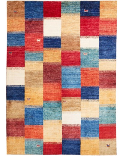 Tappeto Fun Collection Pakistan marrone blu 243x337