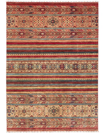 Tappeto Samarkand Pakistan marrone grigio 205x290