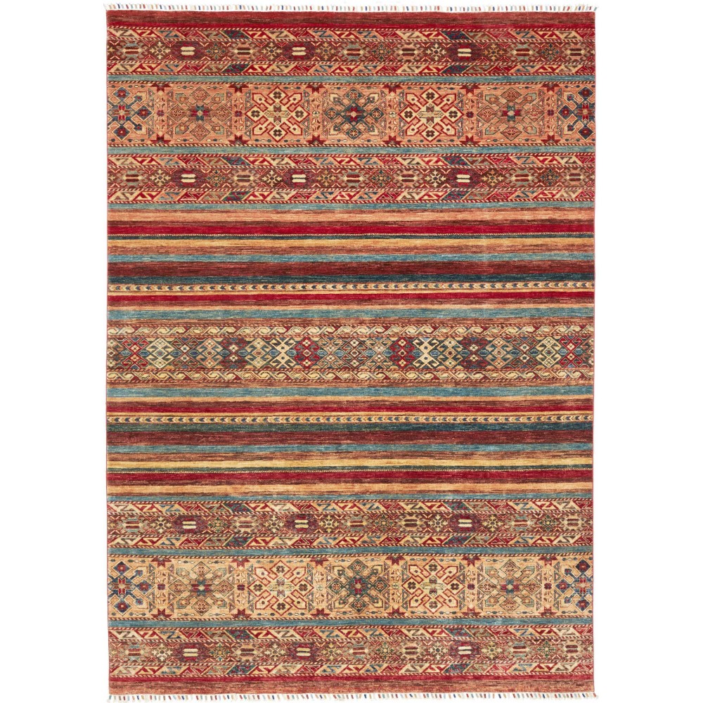 Tappeto Samarkand Pakistan marrone grigio 205x290