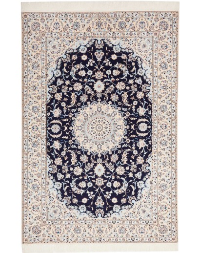 Tappeto Nain 6La Persia bianco grigio 155x232
