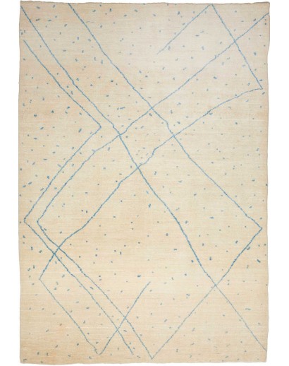 Tappeto bianco giallo 204x298
