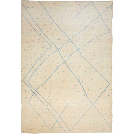 Tappeto bianco giallo 204x298