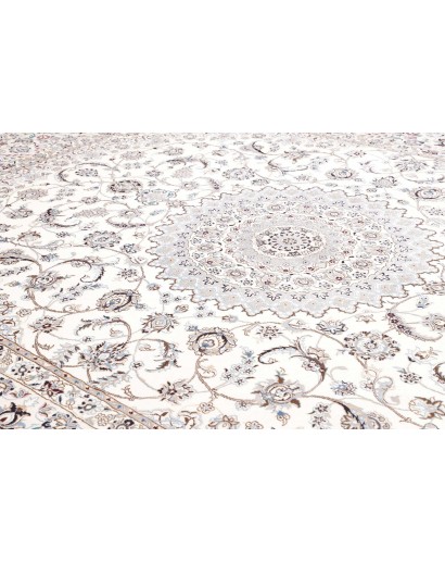 Tappeto Nain 9La Persia bianco 296x395