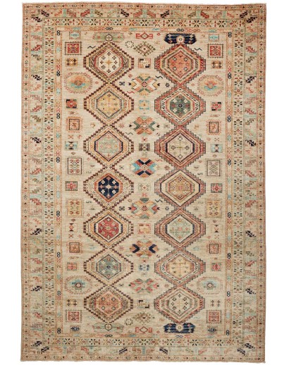 Tappeto Kazak Fine Pakistan marrone 203x303