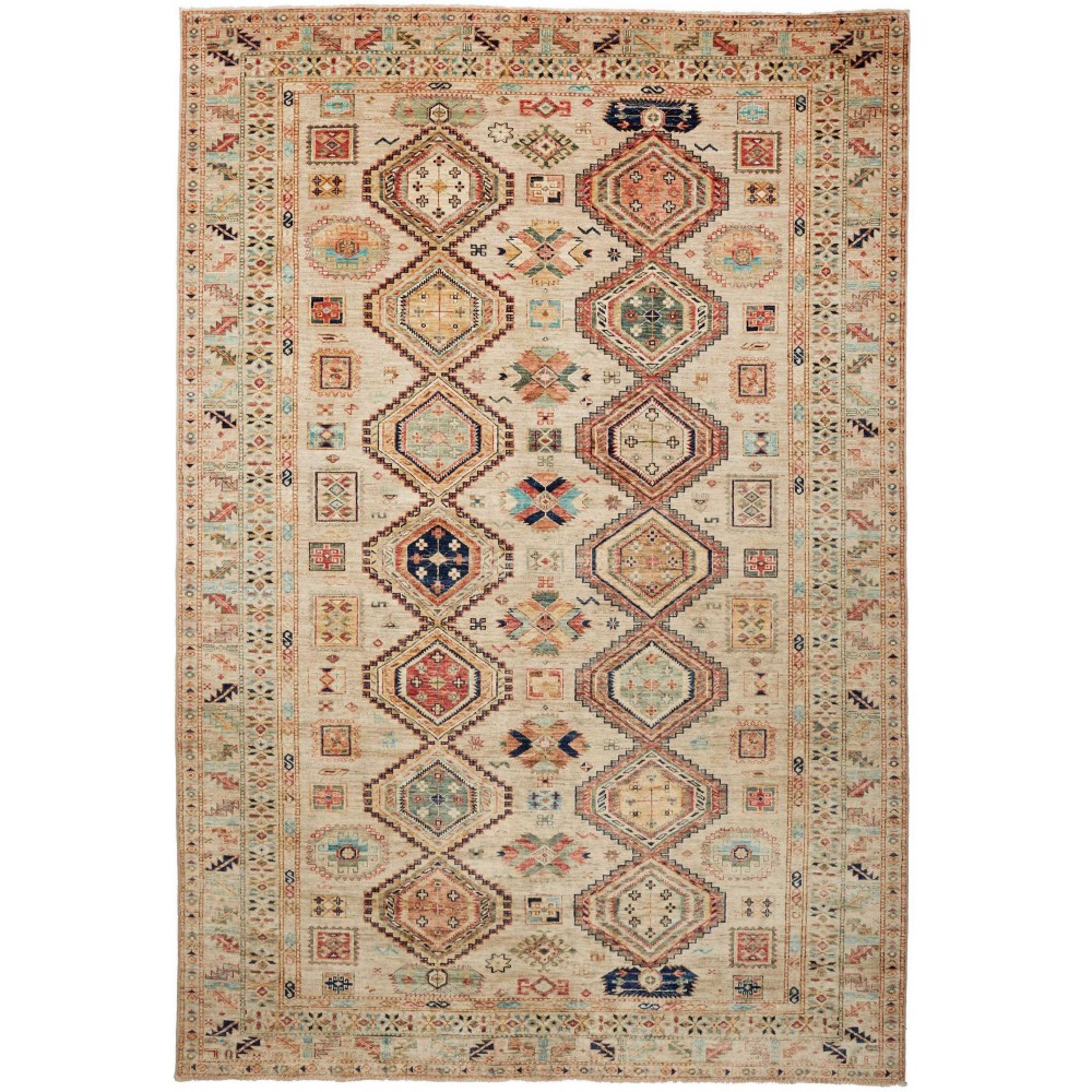 Tappeto Kazak Fine Pakistan marrone 203x303
