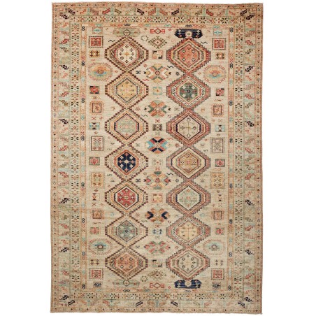 Tappeto Kazak Fine Pakistan marrone 203x303
