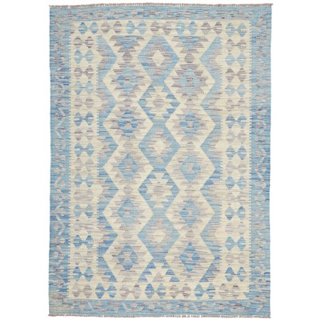 Tappeto Kilim Afghanistan beige grigio 127x189