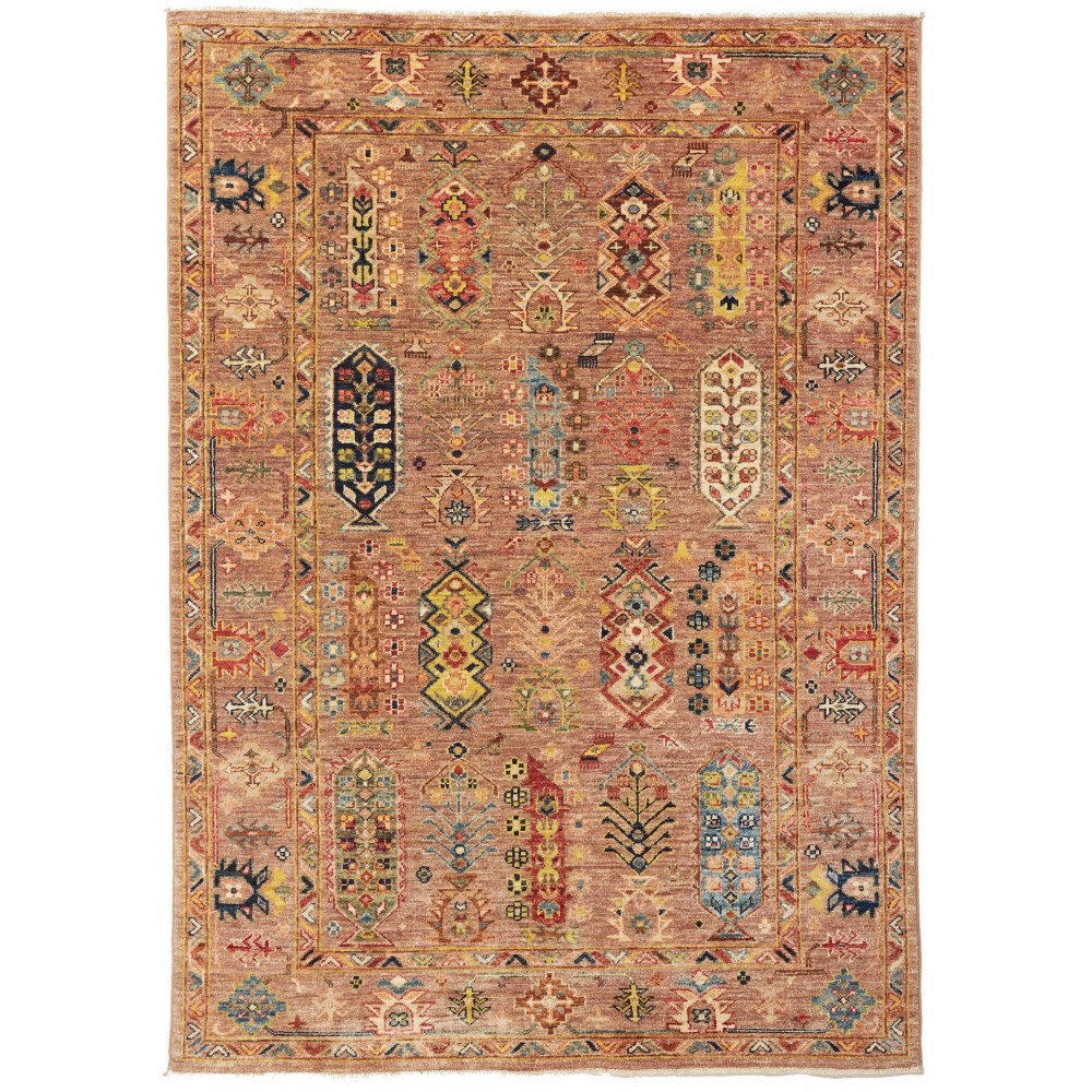 Tappeto Tribal Pakistan marrone 129x180