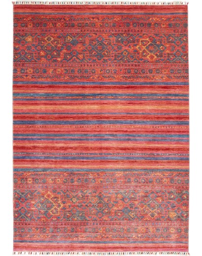 Tappeto Rubin Pakistan rosso azzurro 171x239