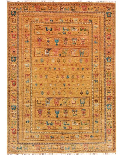 Tappeto Rubin Pakistan arancione bianco 172x237