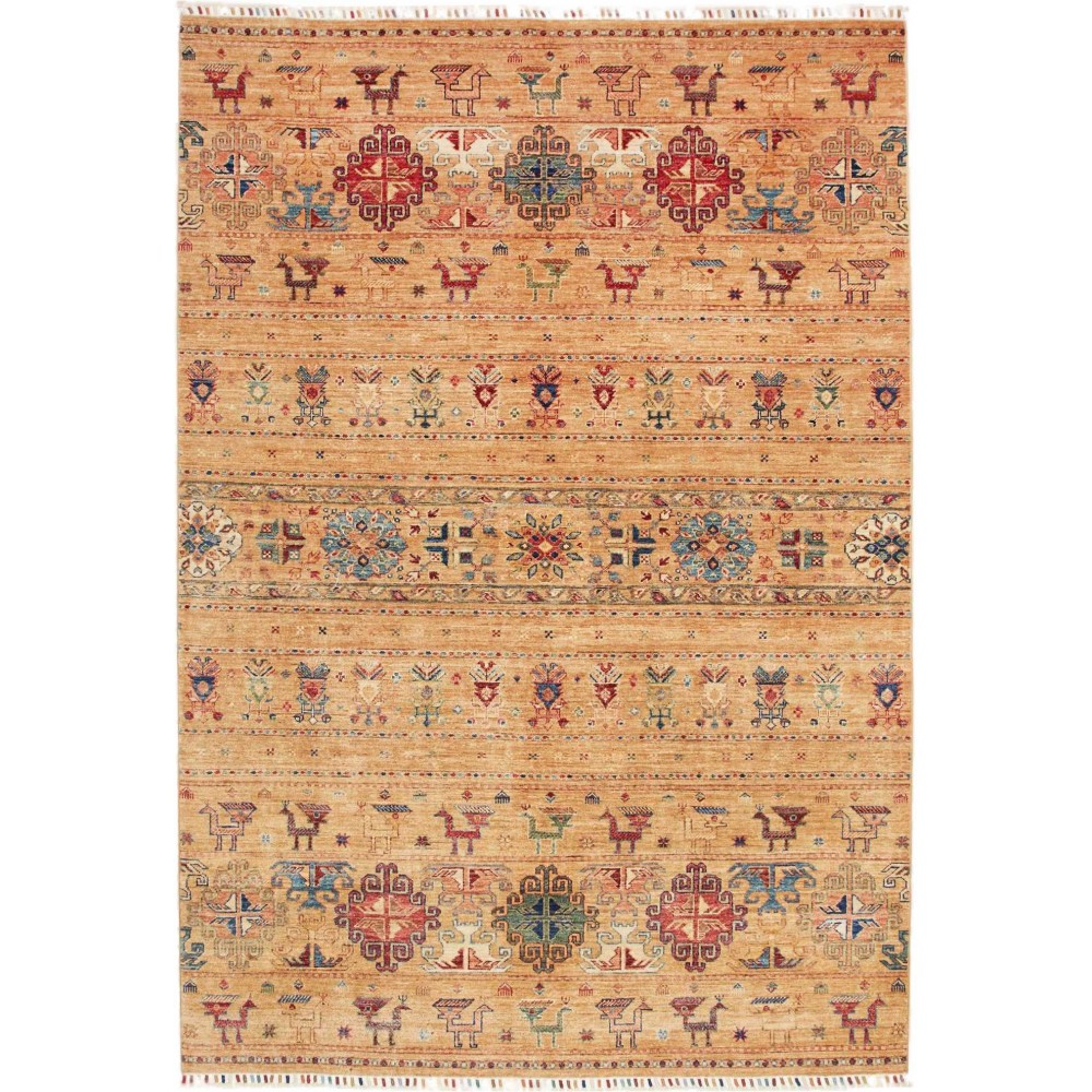 Tappeto Rubin Pakistan arancione grigio 169x244