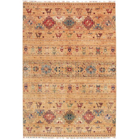Tappeto Rubin Pakistan arancione grigio 169x244