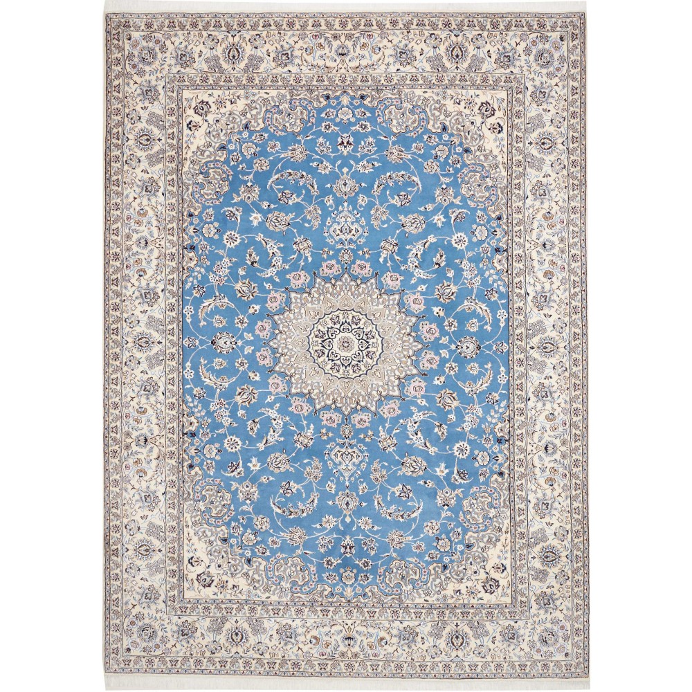 Tappeto Nain 9La Persia bianco grigio 250x348