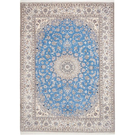 Tappeto Nain 9La Persia bianco grigio 250x348