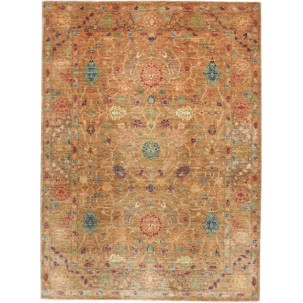 Tappeto Shahi Fine Pakistan arancione grigio 172x232