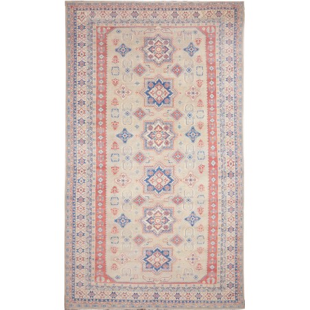 Tappeto Kazak Afghanistan beige grigio 286x491