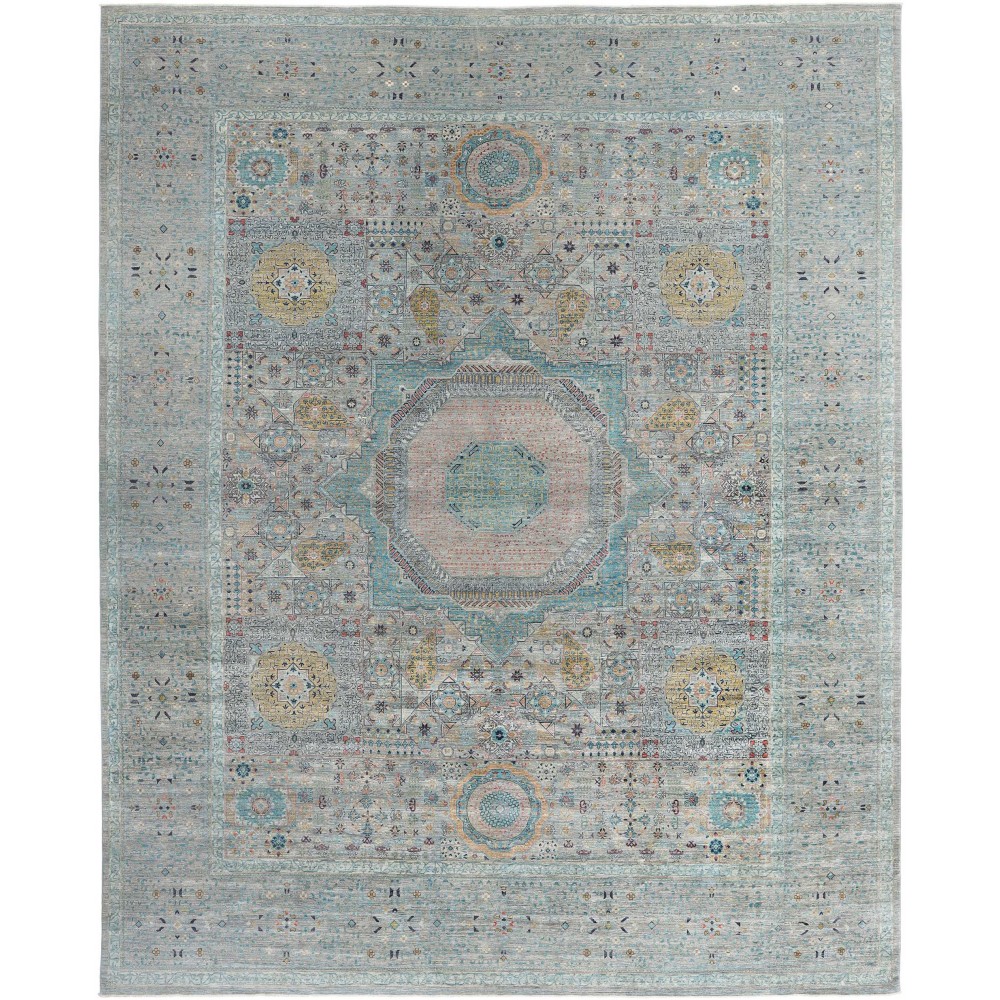 Tappeto Mamlouk Pakistan azzurro 391x490