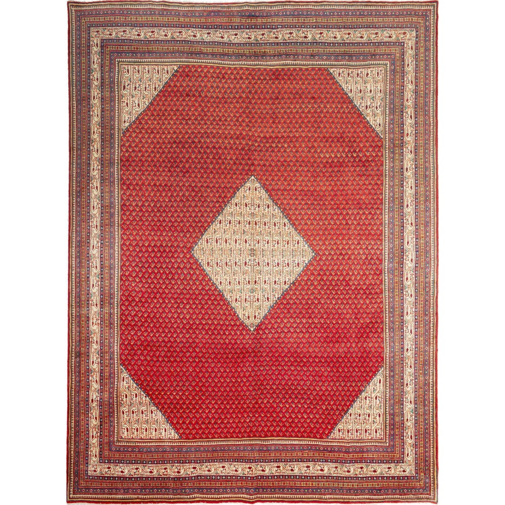 Tappeto Sarough Mir Persia marrone giallo 287x385