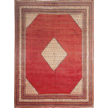 Tappeto Sarough Mir Persia marrone giallo 287x385
