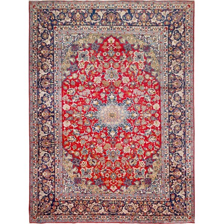 Tappeto Nadjafabad Persia beige grigio 312x420