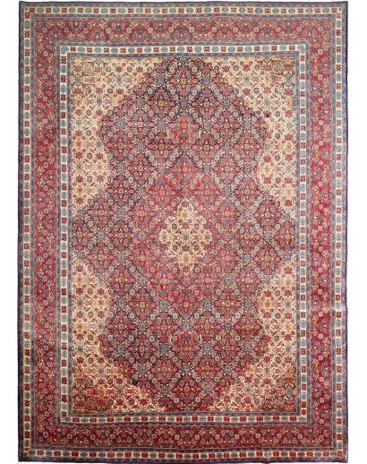 Tappeto Sarough Persia marrone grigio 247x350