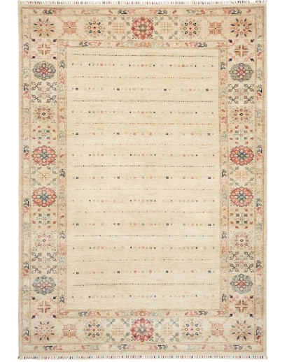 Tappeto Rubin Pakistan giallo grigio 203x290